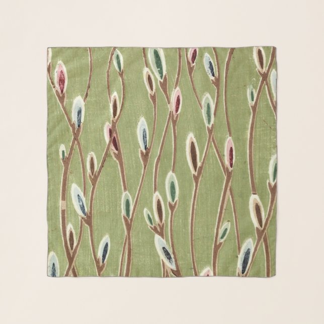 Pussy Willow Springtime Scarf (Front)