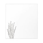 Pussywillow Branches Botanical Art Notepad