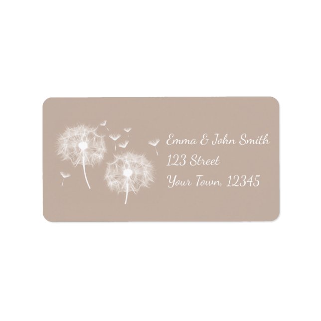 pustard - brown | romantic label (Front)