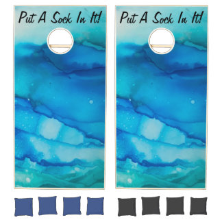 "Put A Sock In It!" | Ocean Vibes #2 | Beachy Cornhole Set