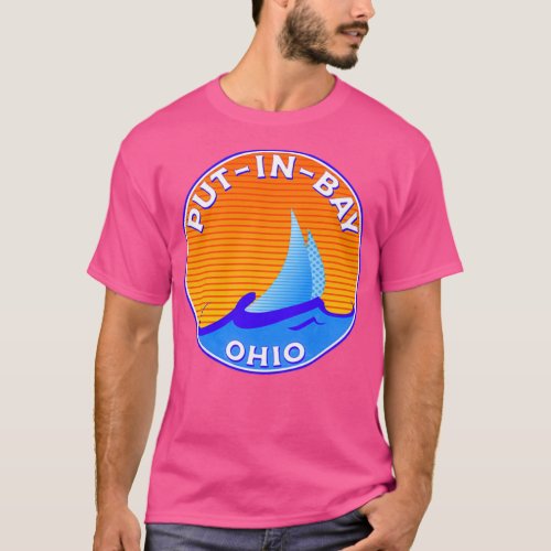 Put In Bay Ohio Lake Erie Middle Bass Island Saili T_Shirt