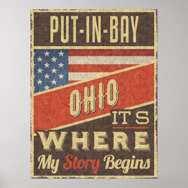 Put-in-Bay Ohio Poster (Front)