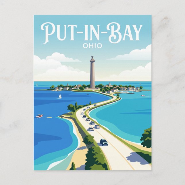Put-in-Bay USA Postcard (Front)