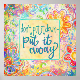 Put it Away Classroom Inspirivity Poster