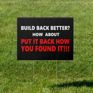 Put It Back How You Found It!!! Sign