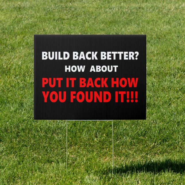 Put It Back How You Found It!!! Sign (Insitu)