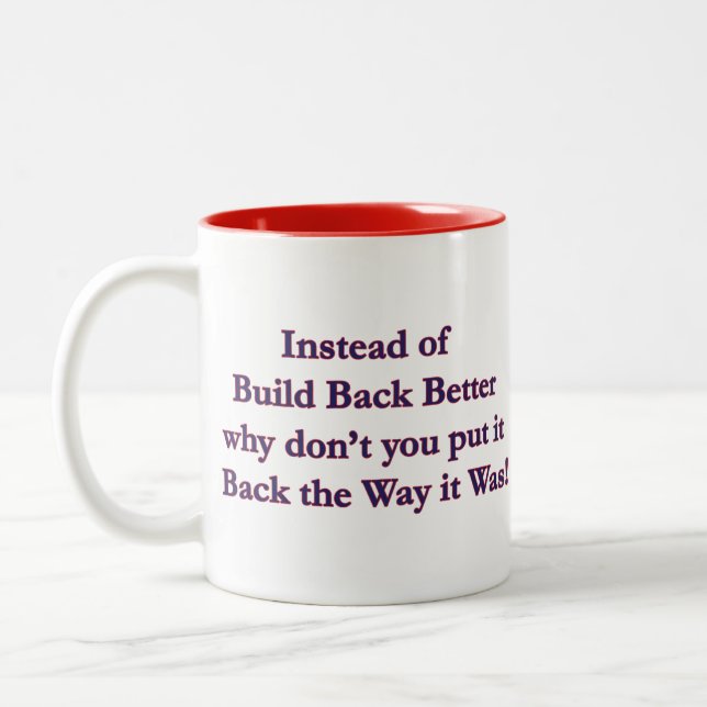 Put-It-Back Two-Tone Coffee Mug (Left)