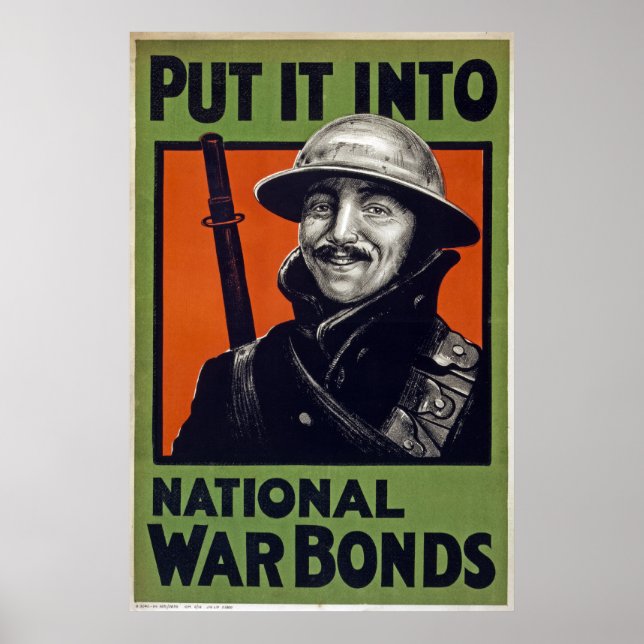 Put It Into National War Bonds (canvas) Poster (Front)