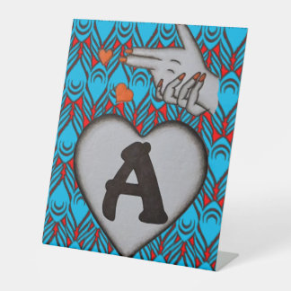 Put It Out There Colorful  Art Plastic Pedestal Si Sign