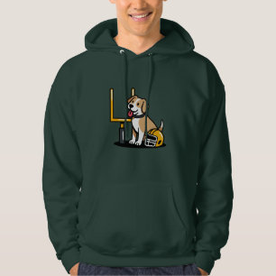 put me in coach football dog hoodie