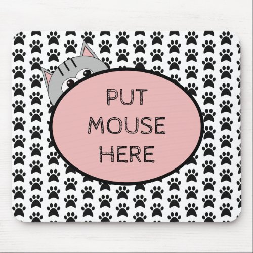 Put Mouse Here Mouse Pad