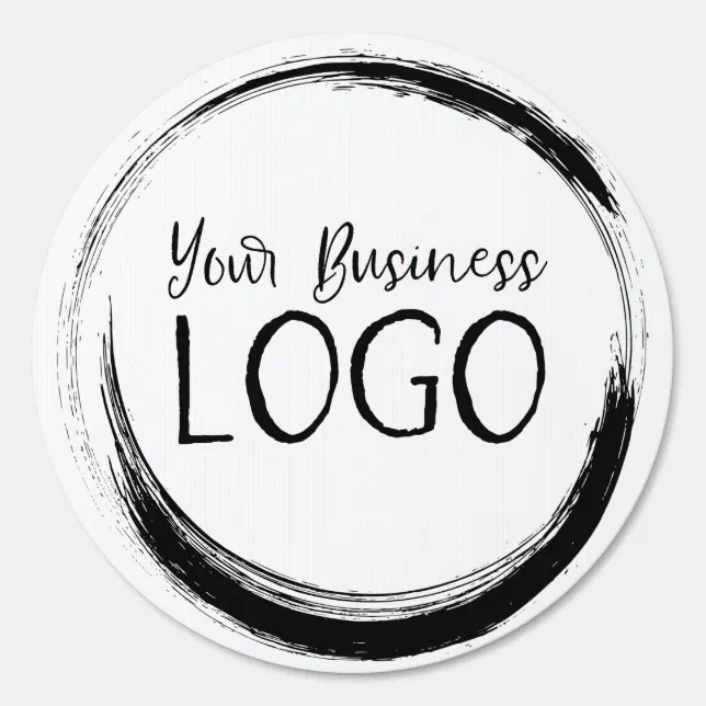 Put My Business Logo on White Promo Sign Zazzle