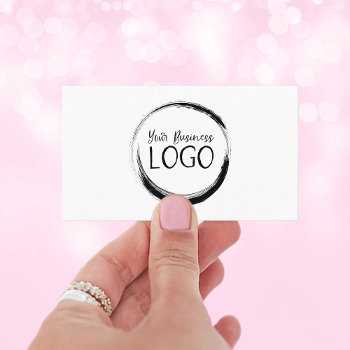 Put My Logo On Business Card by annaleeblysse at Zazzle
