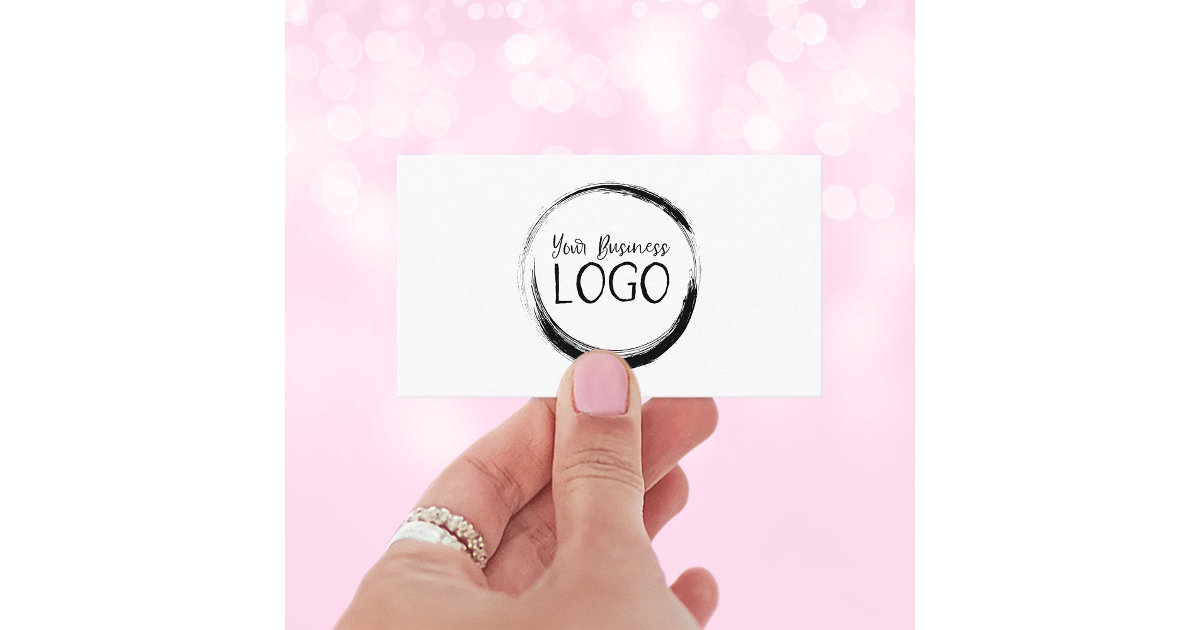 Put My Logo On Business Card Zazzle