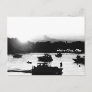Put-n-Bay Boat photo postcard