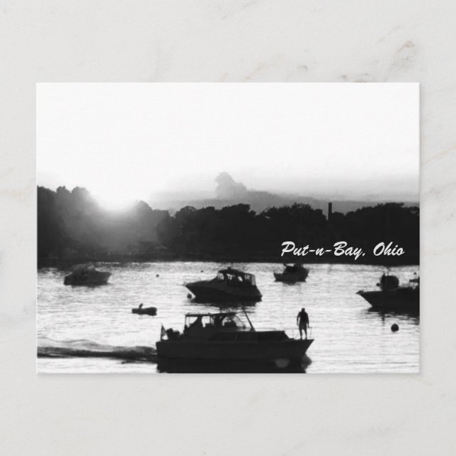 Put-n-Bay Boat photo postcard (Front)