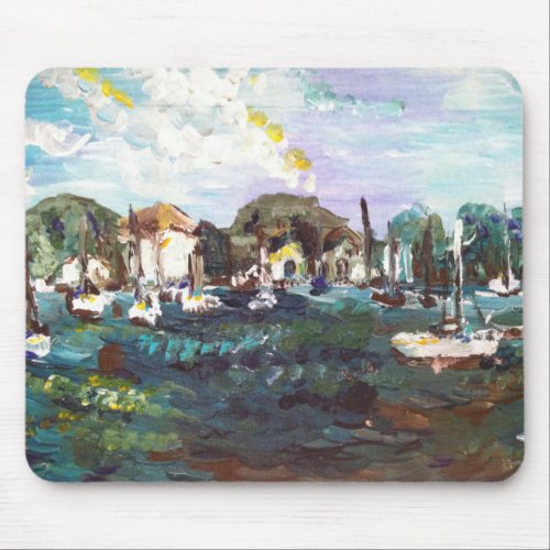 Put_n_Bay Lake Erie Island Painting 2 Mouse Pad