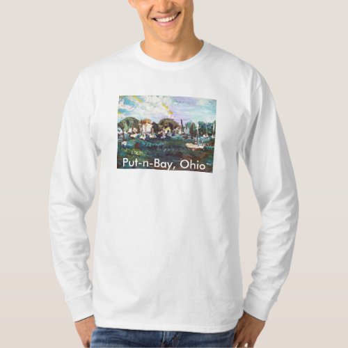 Put_n_Bay Lake Erie Island Painting 2 T_Shirt