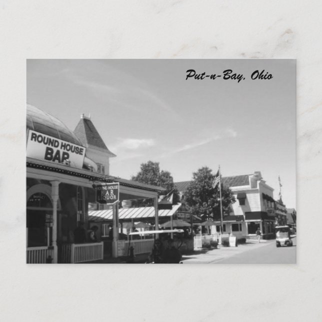 Put-n-Bay Round House photo Postcard (Front)