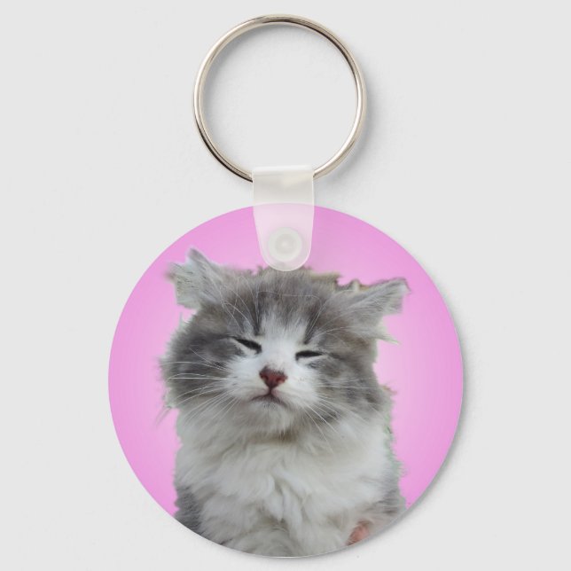 Put on a Happy Face Keychain (Front)