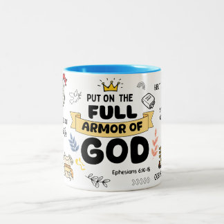 Put On The Armor Of God Two-Tone Coffee Mug