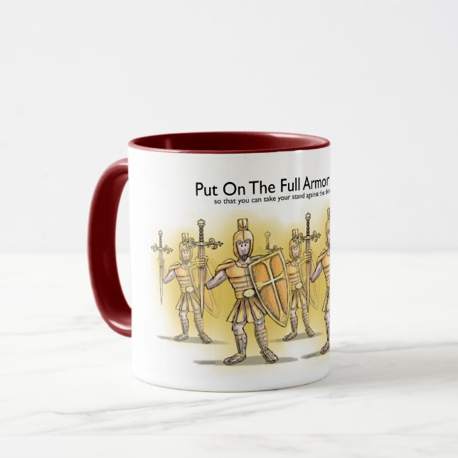 Put On The Full Armor Of God Mug (Front Left)
