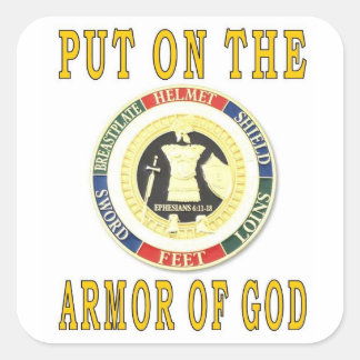 PUT ON THE SQUARE STICKER