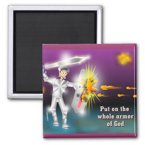 Put on the Whole Armor of God Magnet