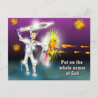Put on the Whole Armor of God Postcard