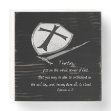 Put on the whole armor of God sword and shield