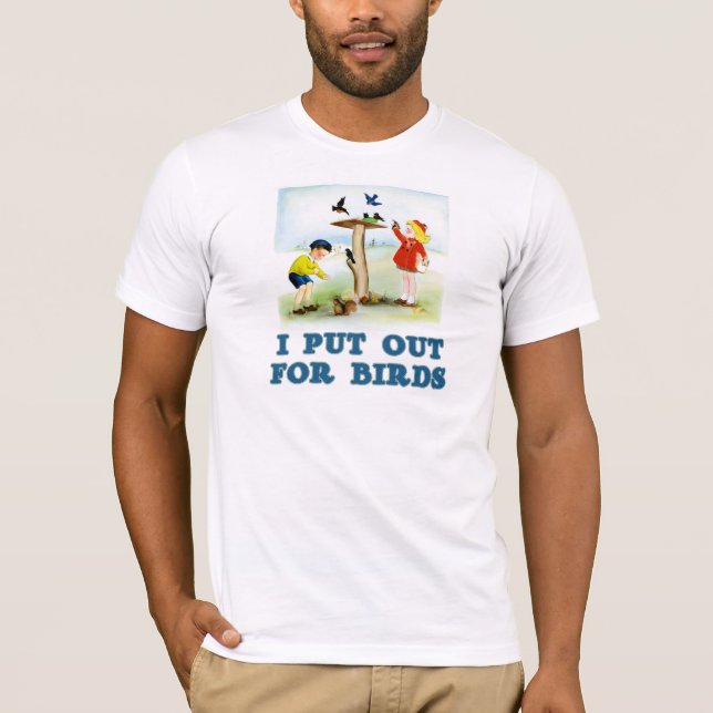 Put Out For Birds (kids) T-Shirt (Front)