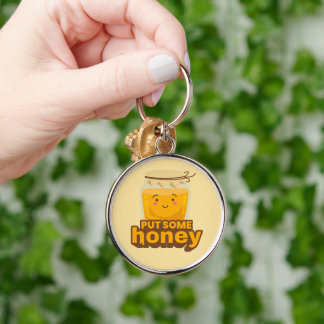 Put some honey cute design keychain