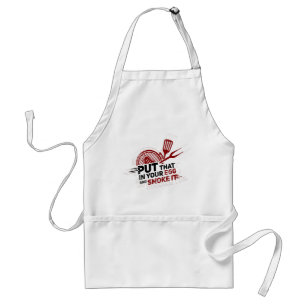 Put That in Your Egg BBQ Adult Apron