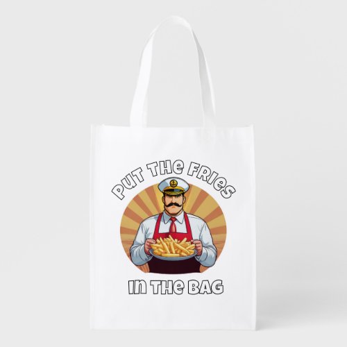 Put The Fries In The Bag Funny Meme Viral Tote Bag