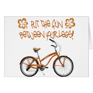 Put the FUN between your legs - Orange Cards