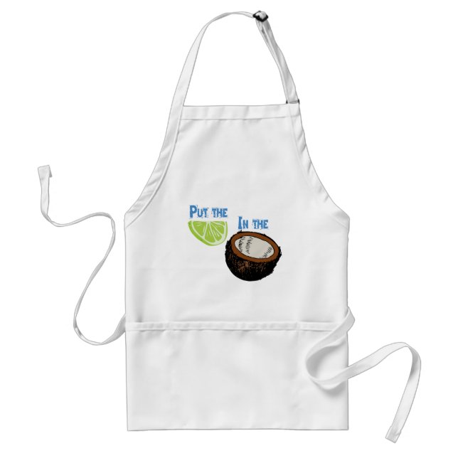 Put the lime in the Coconut! Adult Apron (Front)