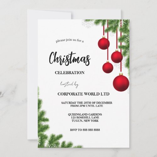  put the star on the tree of christmas Invitation