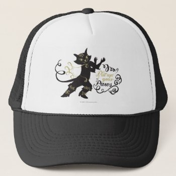 Put Up Your Paws Trucker Hat by pussinboots at Zazzle