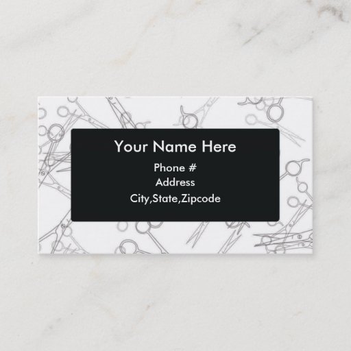 Customizable Put your Business Info Here Business Card
