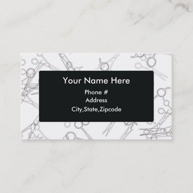 Put your Business Info Here Business Card (Front)
