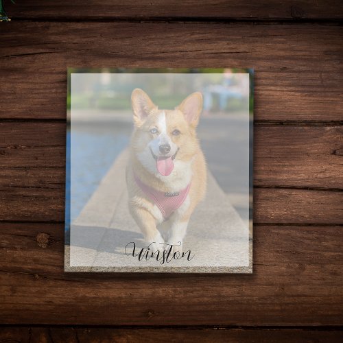 Put Your Dogs Face On It Personalized Notepad