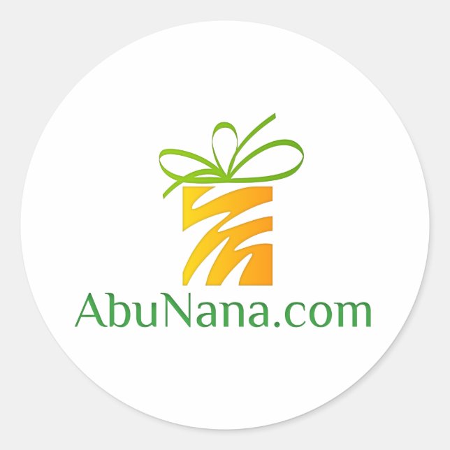 Put Your Logo Here  Classic Round Sticker (Front)