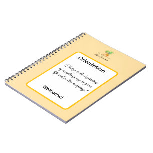 Put Your Logo Here New Employee Orientation Notebook
