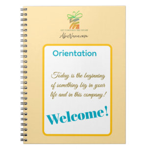 Put Your Logo Here New Employee Orientation Notebook