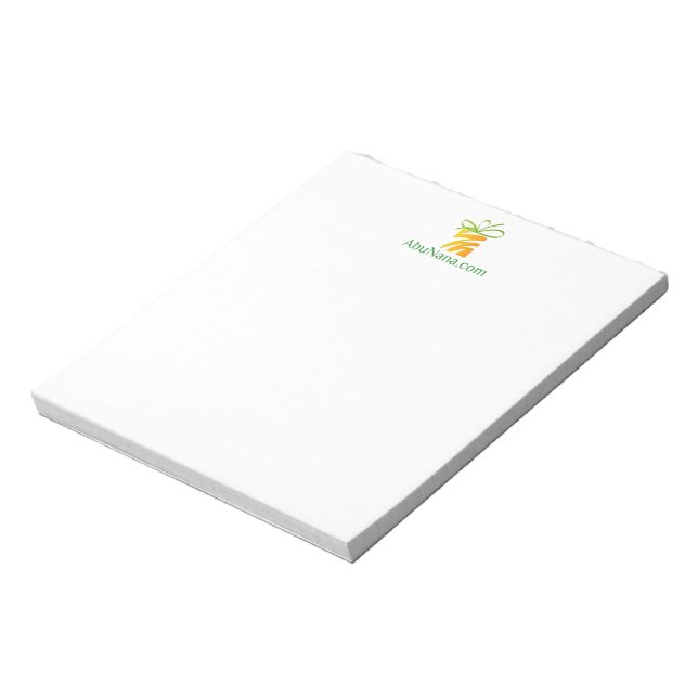 Put Your Logo Here Tablet Notepad (Rotated)