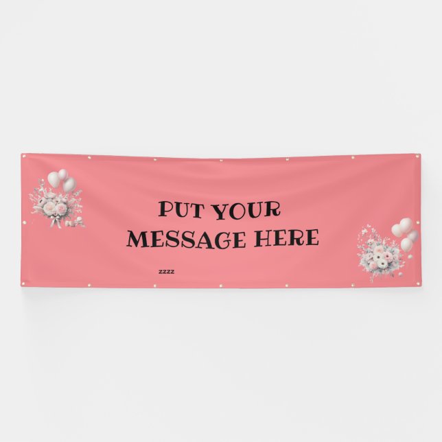 PUT YOUR MESSAGE HERE... BANNER (Horizontal)