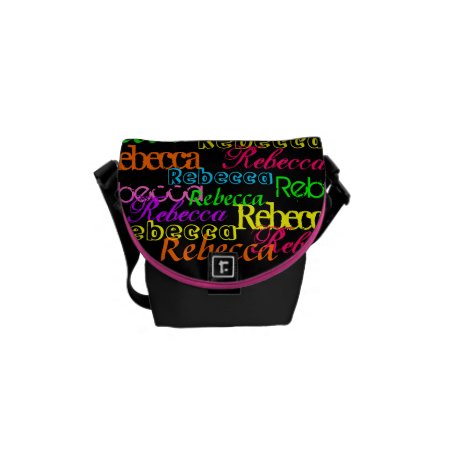 Put Your Name All Over This Colorful Bag