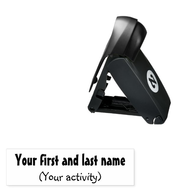 Put your name pocket stamp (Open with Design)