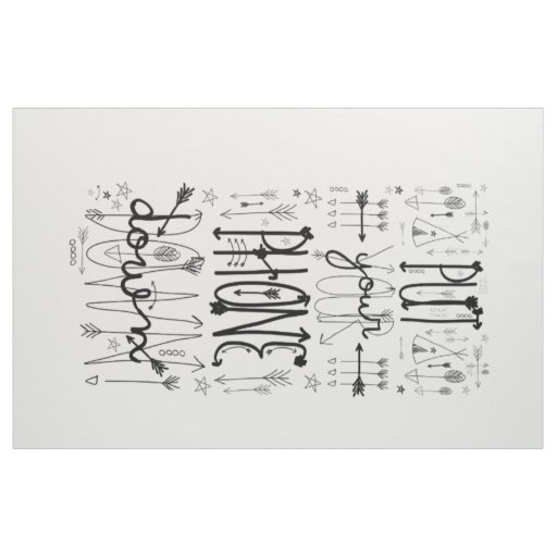 Put Your Phone Down Panels Fabric