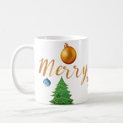 Put your photo  name in Christmas elegant  Coffee Mug